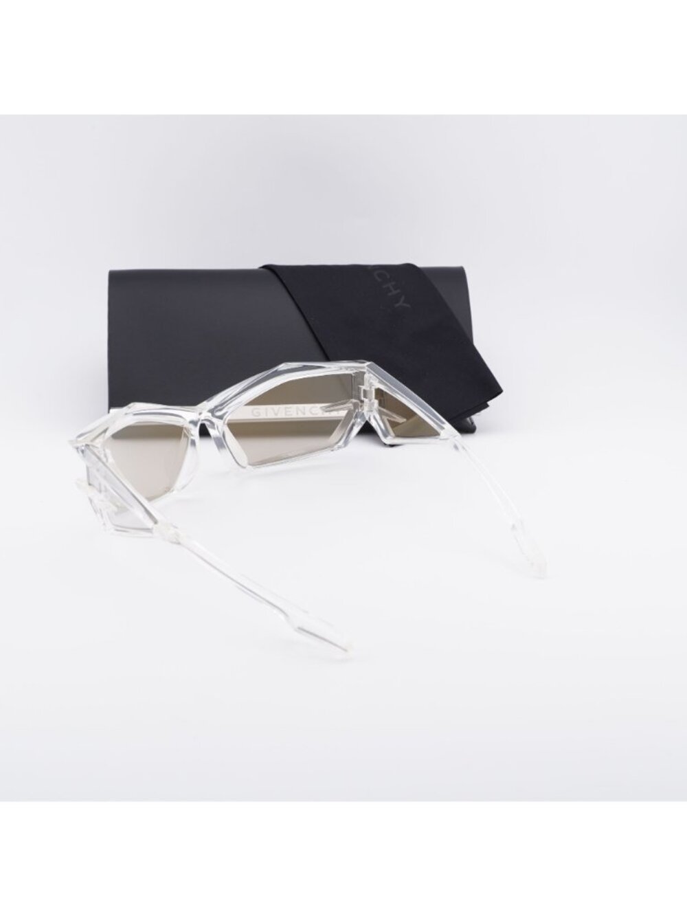 Givenchy GV40049U 26G Geometric Sunglasses - Transparent /Silver Mirror - Picture 5 of 11